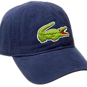 Lacoste Classic Big Croc Baseball Cap- Navy